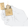 Зажигалка ZIPPO ARMOR® LUCKY CLOVER 46301