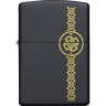 Зажигалка Zippo Celtic Design, чёрный матовый
