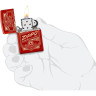 Зажигалка ZIPPO CLASSIC METALLIC RED 48620