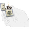 Зажигалка ZIPPO CLASSIC SCRIMSHAW SHIP 29397