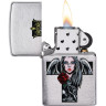 Зажигалка ZIPPO CROSS, QUEEN & SKULL 49262