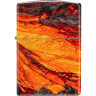 Zippo Lava Flow 48622 — зажигалка Tumbled Brass