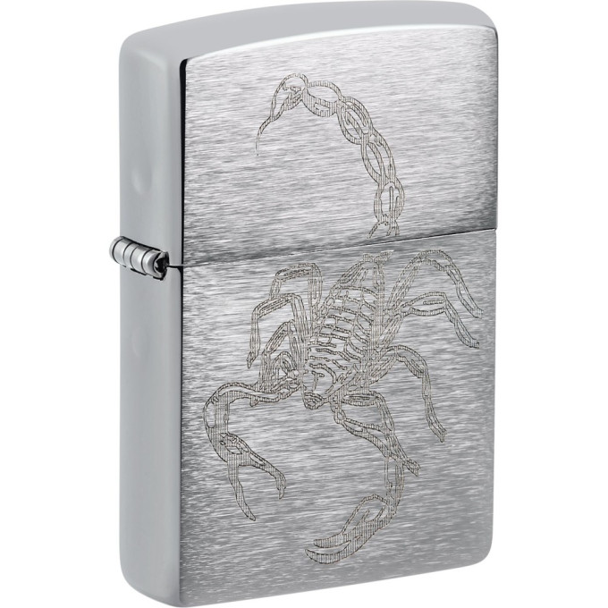 Зажигалка Zippo Brushed Chrome 48788