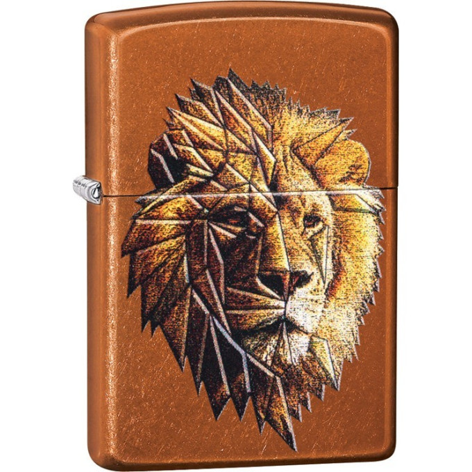 Зажигалка ZIPPO POLYGONAL LION 29878