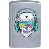 Зажигалка ZIPPO SKULL HEADPHONE 29855