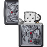 Зажигалка ZIPPO WINGED DRAGON CROSS 49755