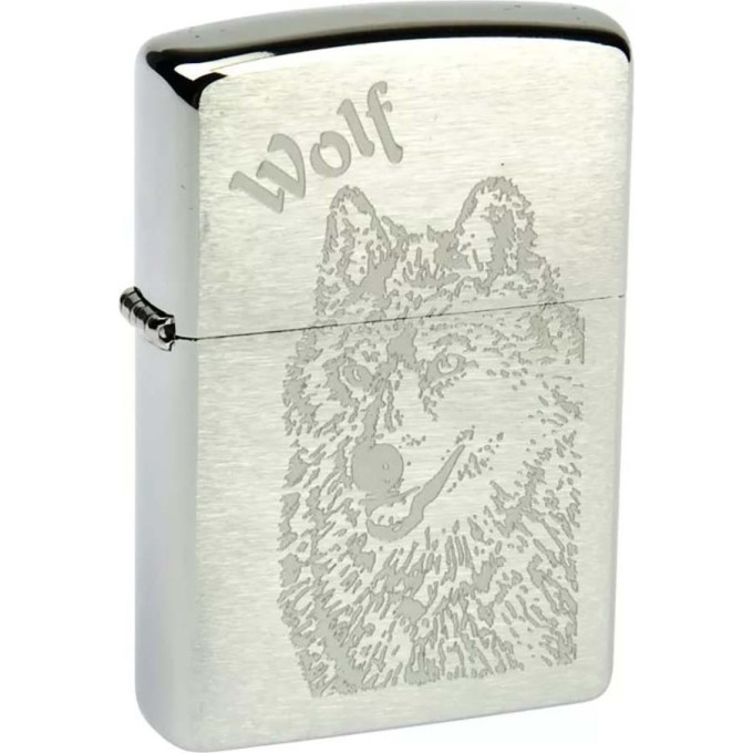 Zippo 200 Wolf — зажигалка с рисунком волка