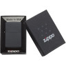 Zippo Classic 218, матовая чёрная + бензин