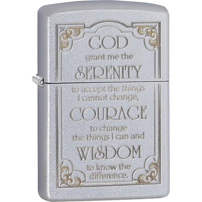 Зажигалка Zippo Classic 28458, стальная матовая