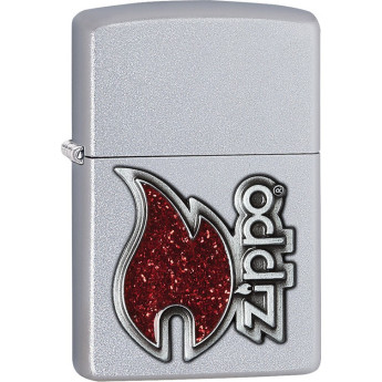 Zippo Classic 28847 — матовая зажигалка, серебристый корпус