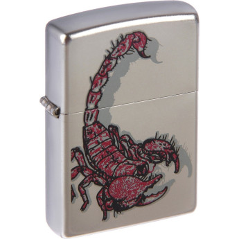 Zippo 205 Scorpion Color — зажигалка с рисунком скорпиона